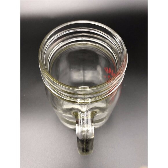 JEREMIAH WEED SWEET TEA MASON JAR GLASS MUG HANDLE LOGO BAR PROMO - Picture 5 of 6